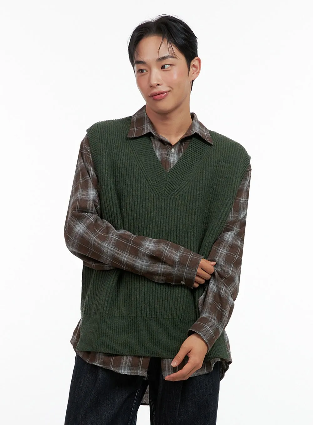 Men's V-Neck Vest IN426