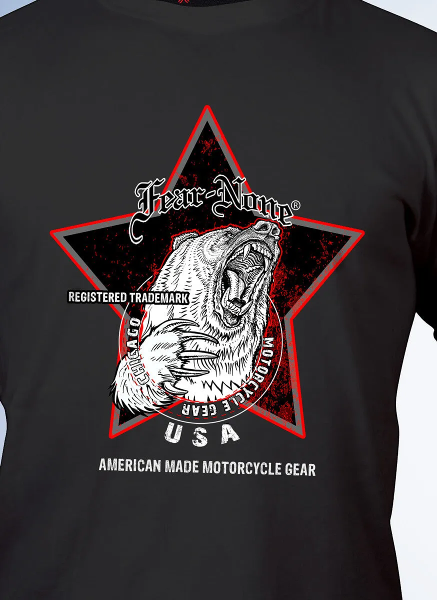 Men's Vintage Black Highway Star Bear Rider (Black)
