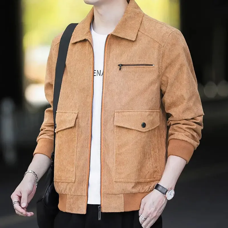 Men’s winter thickened cashmere cotton jacket