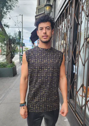 Men's Wotsuma print tank ( 2 Colors )