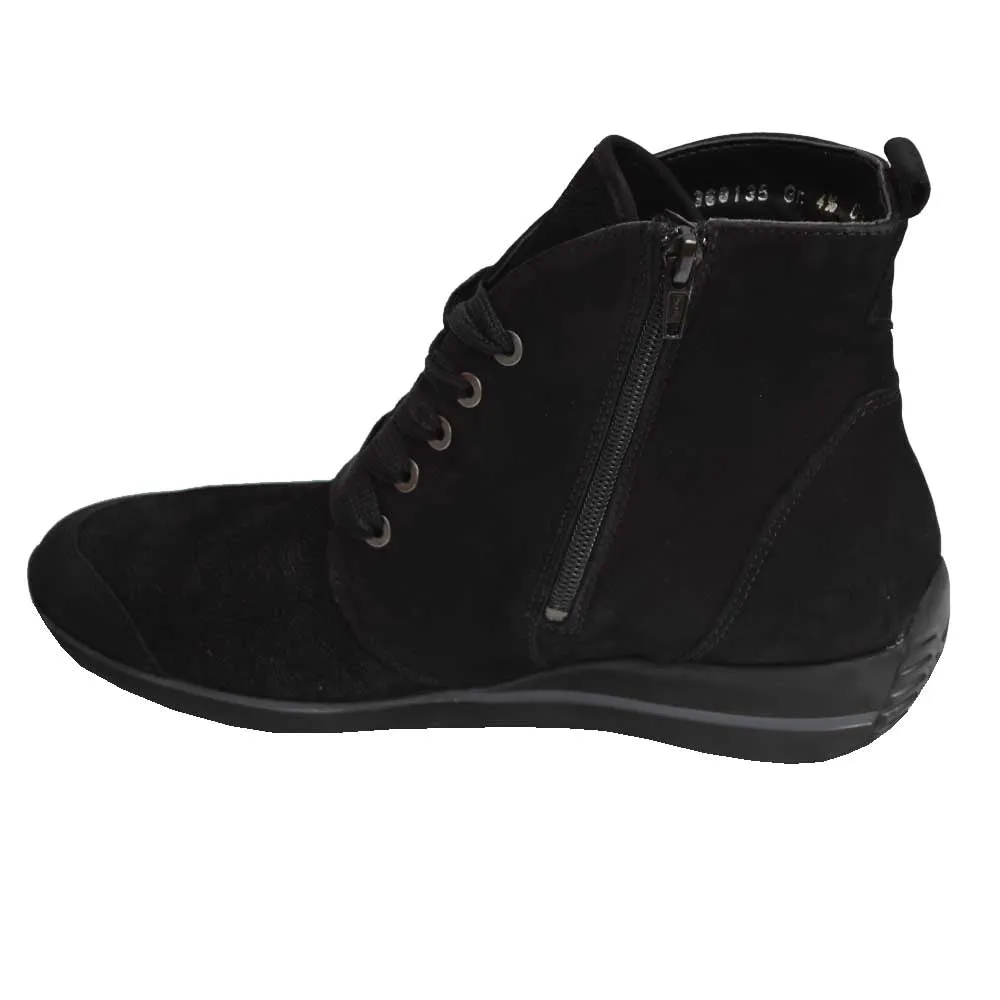 Mercy Stch Lace Boot Black