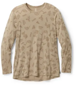 Merino 185 Long Sleeve Basic Top - Women's Plus Sizes REI Co-op khaki