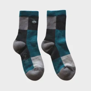 Merino Wool Adult Socks: Colorblock