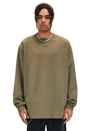 Mesh Grid Basic Sweatshirt