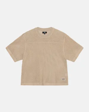 MESH JERSEY CREW