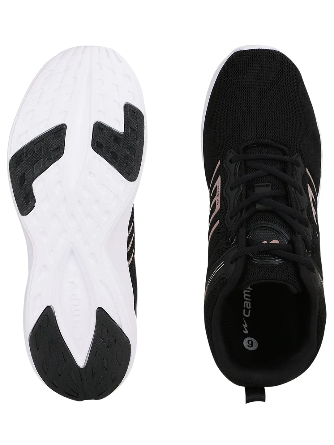 METRO Black Men's Running Shoes