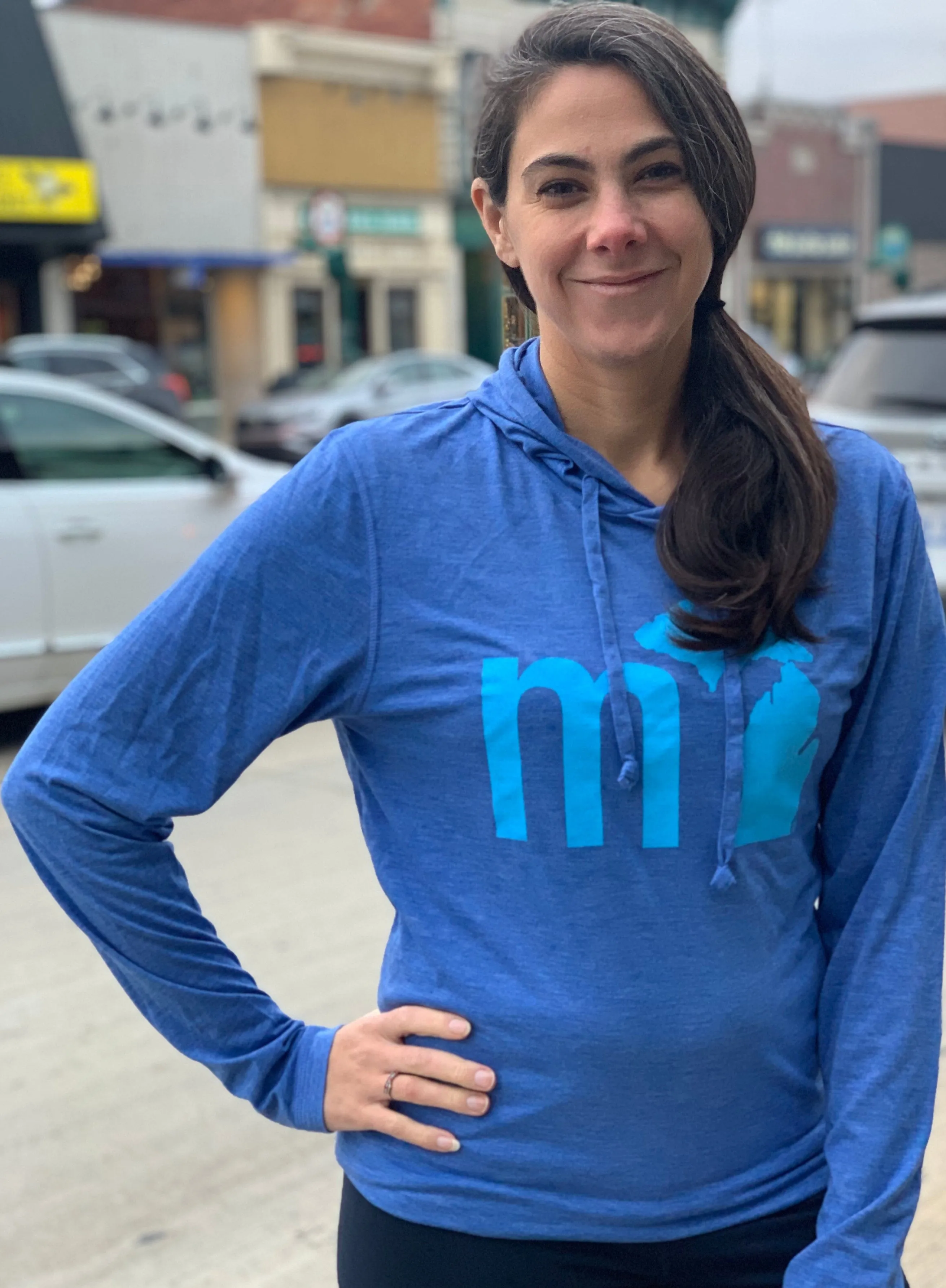 mi Tri-Blend Lightweight Hoodie