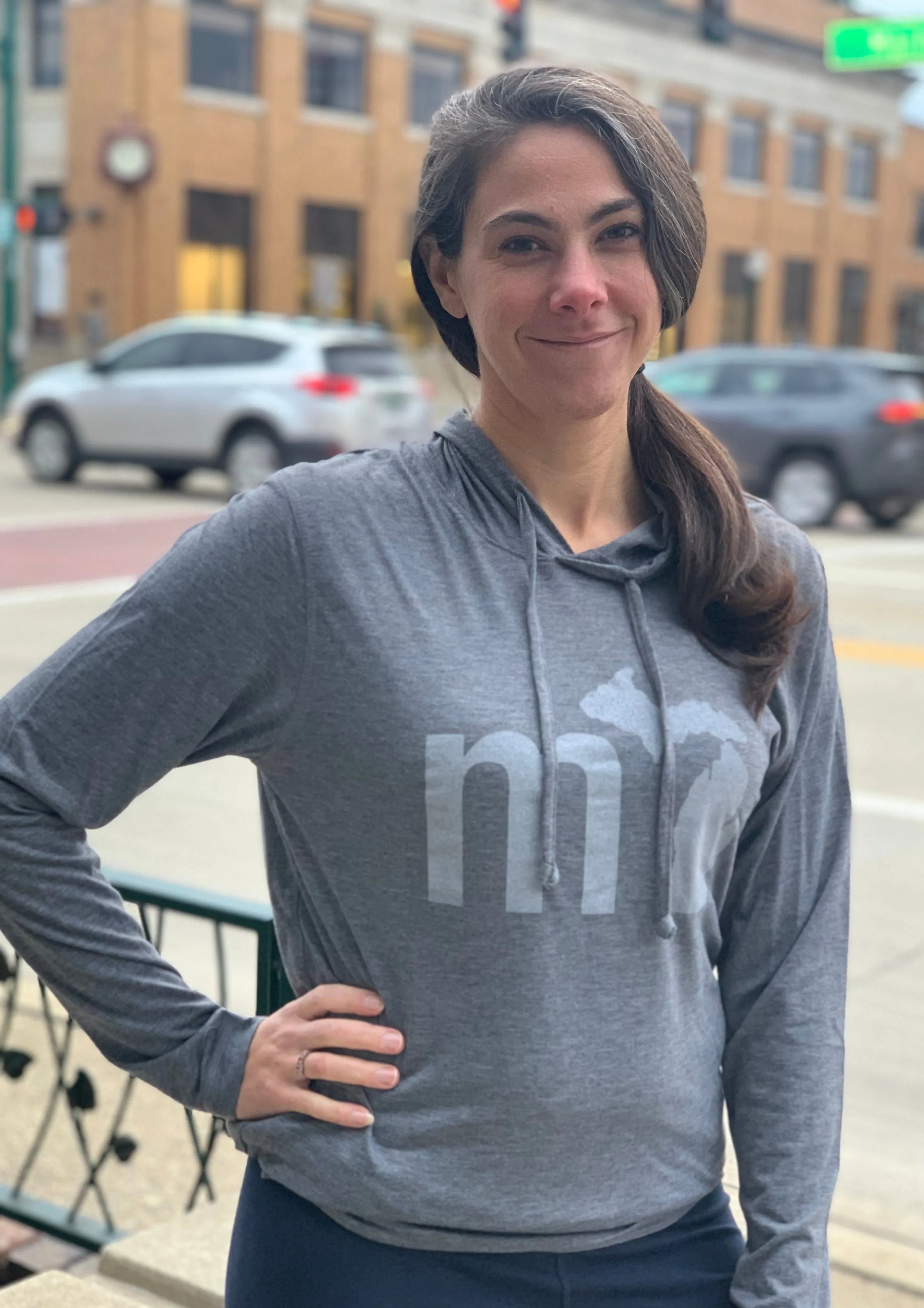 mi Tri-Blend Lightweight Hoodie