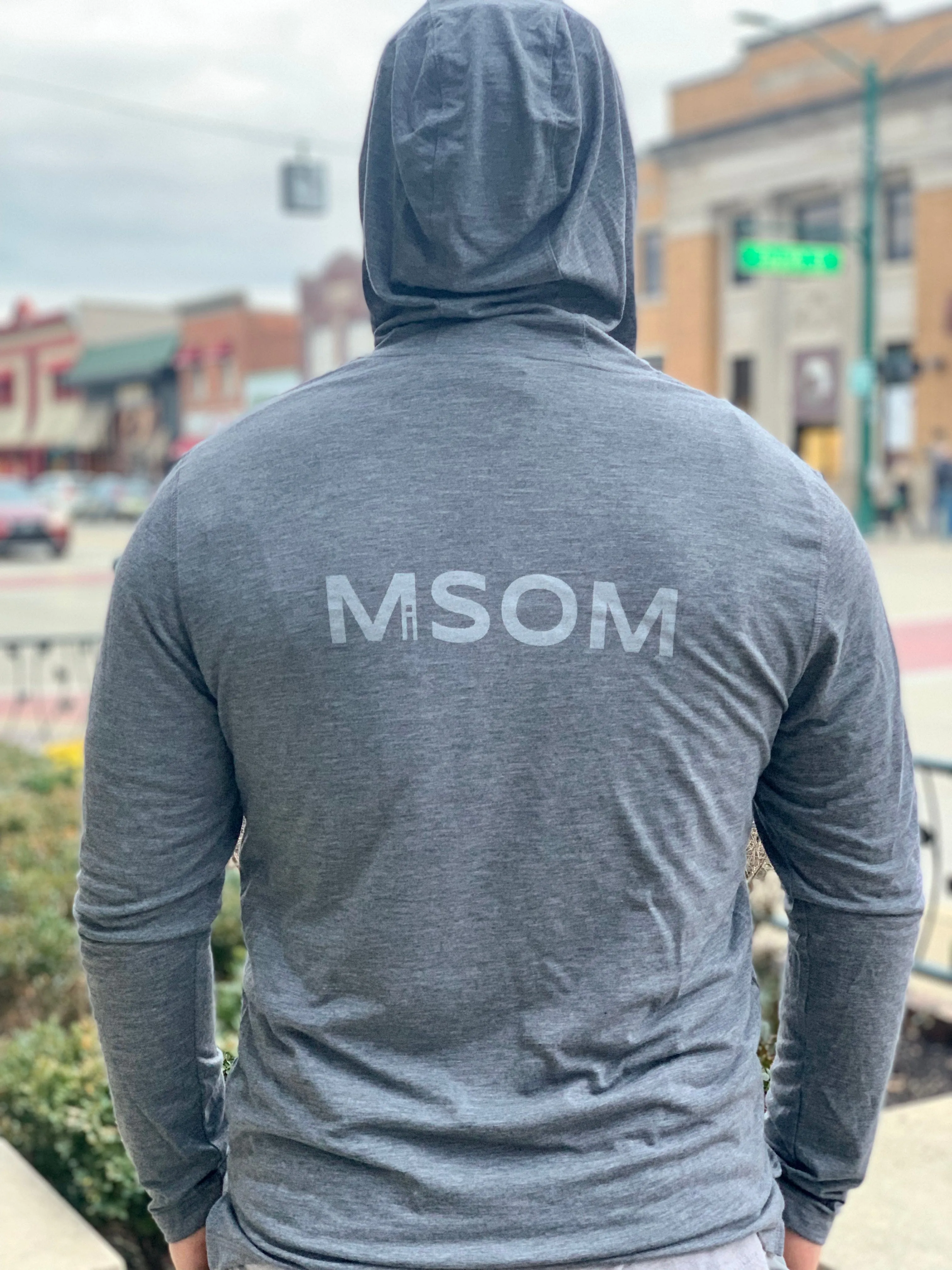mi Tri-Blend Lightweight Hoodie