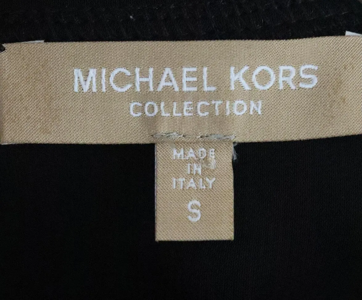 Michael Kors Black Fringe Top sz 4