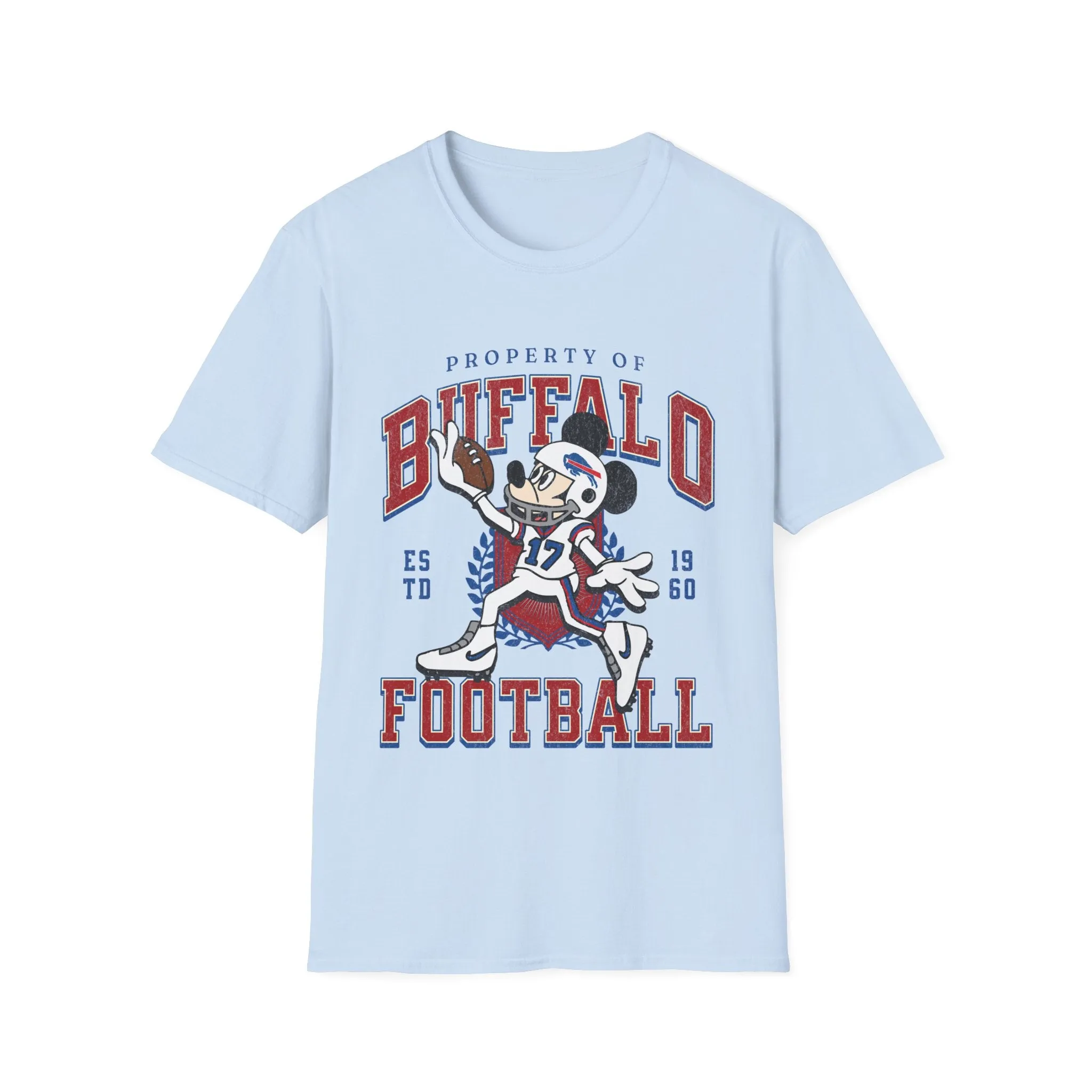 Mickey Buffalo Football Touchdown T-Shirt