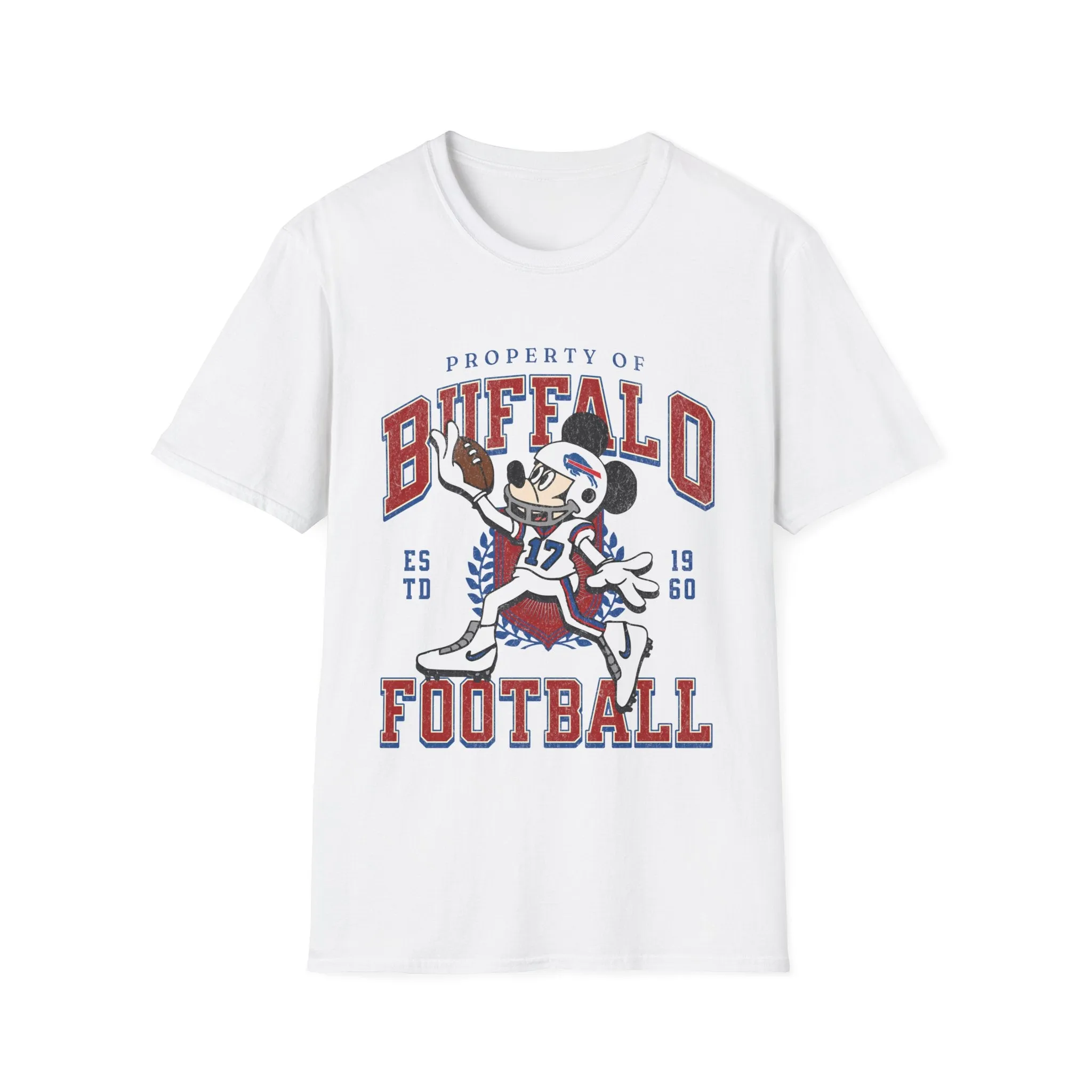 Mickey Buffalo Football Touchdown T-Shirt