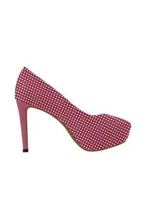 Micro Polka-dots Women's High Heels