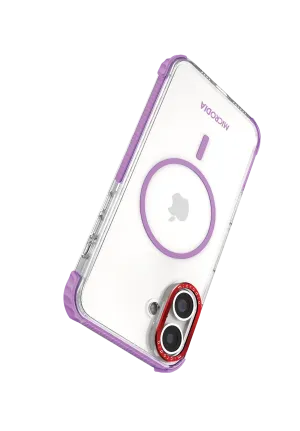 MICRODIA CRYSTAL GEAR™ High Transparency Protective iPhone Case - Lavender