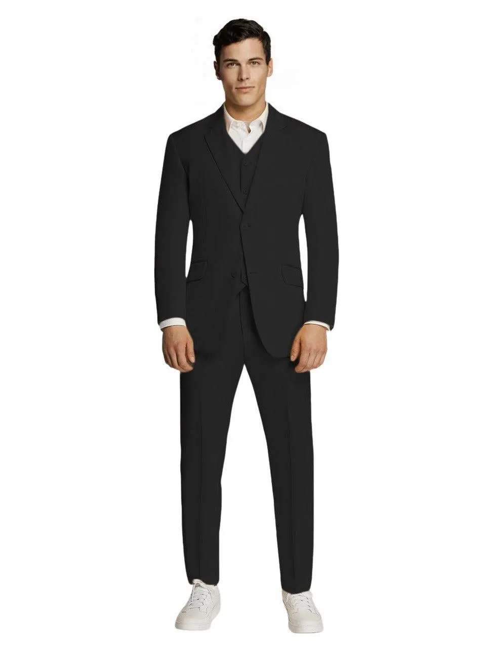 Microfiber Black Suit