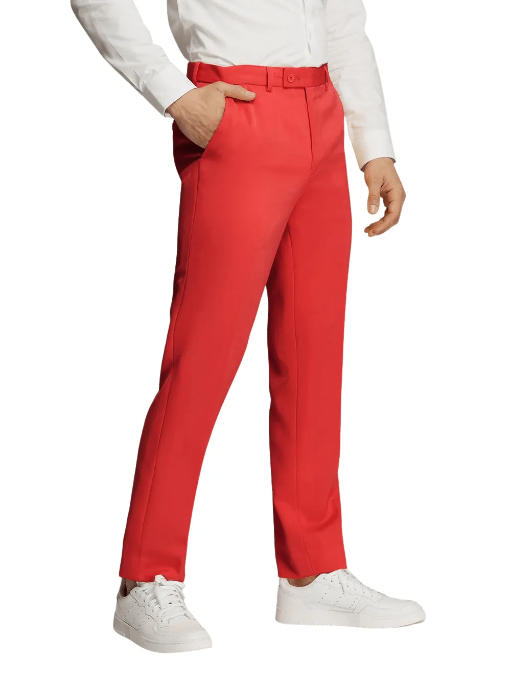 Microfiber Red Suit