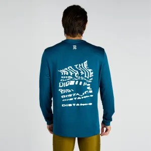 Micromesh™ "Into the Distance" Long Sleeve Tee - Unisex, Deep Teal