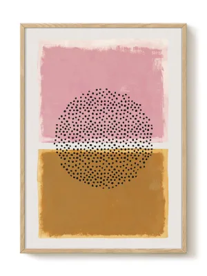 Mid century abstract modern art