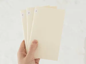 Midori  MD Notebook Light B6 Slim Blank 3-pack