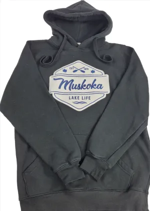 Midweight Muskoka Hoodie in Black