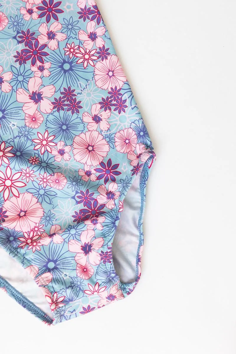 Mila & Rose:  Love Blooms S/S Flutter Sleeve Leotard SHIPS SEPARATELY