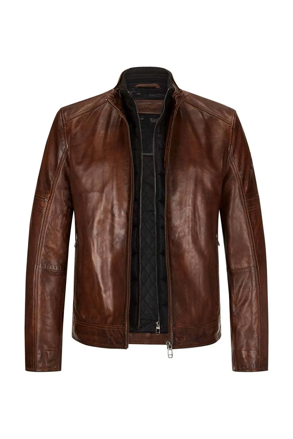 Milestone - Nappa Leather Jacket, Brown