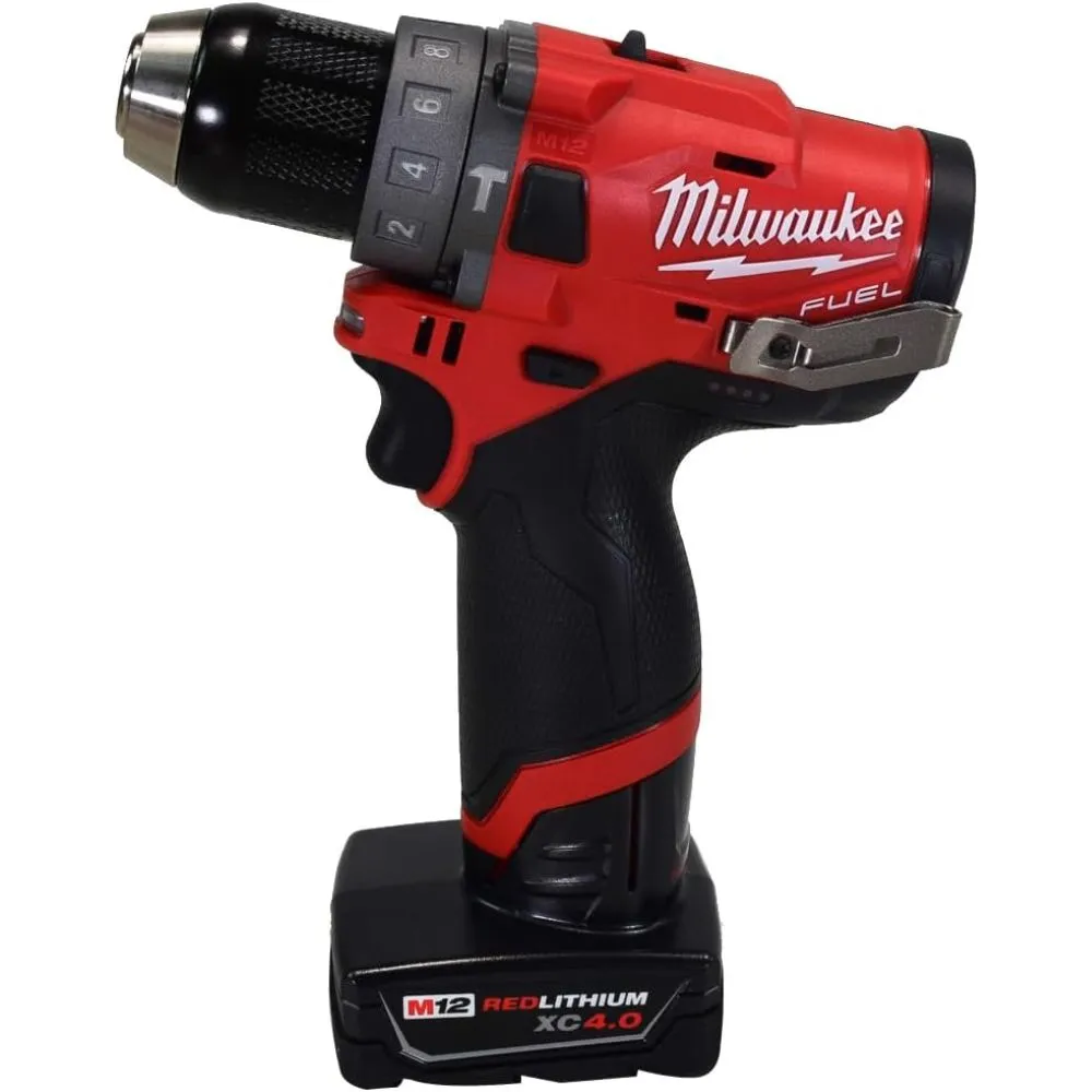 Milwaukee 2504-21XCC M12 Fuel Hammer Drill XC Kit