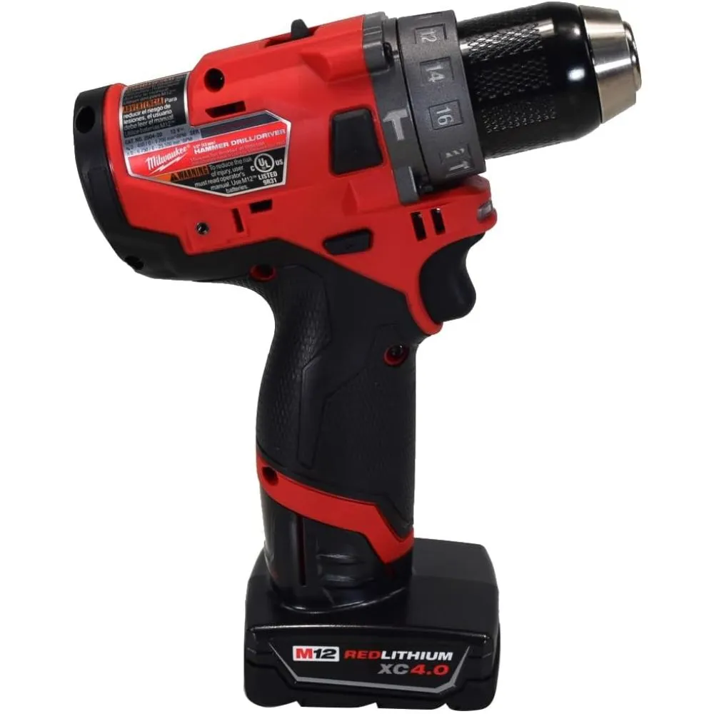 Milwaukee 2504-21XCC M12 Fuel Hammer Drill XC Kit