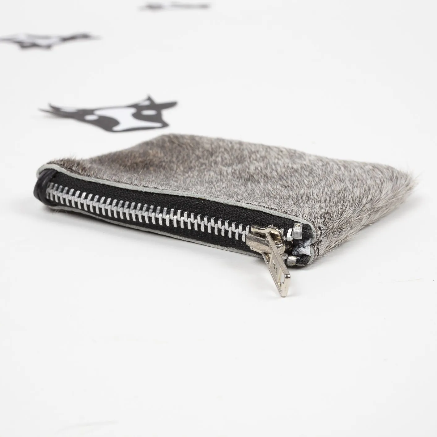 Miniature Moo Fur Coin Purse