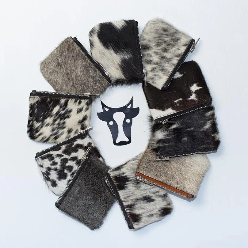 Miniature Moo Fur Coin Purse