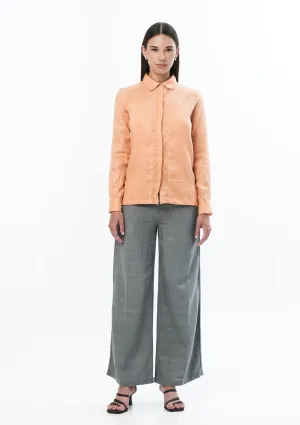 MINIMAL BLOUSE IN CORAL