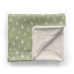 Minky Blanket | Silent Night Spruces