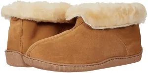 Minnetonka Men's Sheepskin Ankle Boot Slipper
