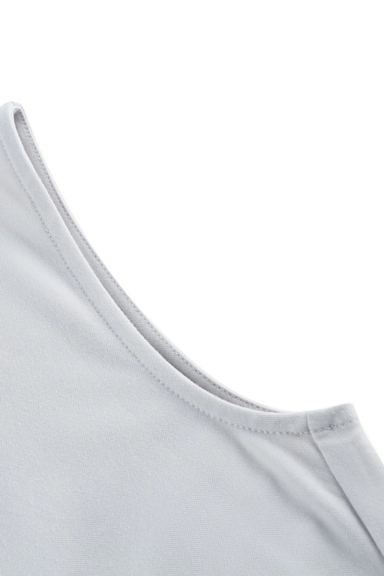 Mock Neck Cap Sleeve Top