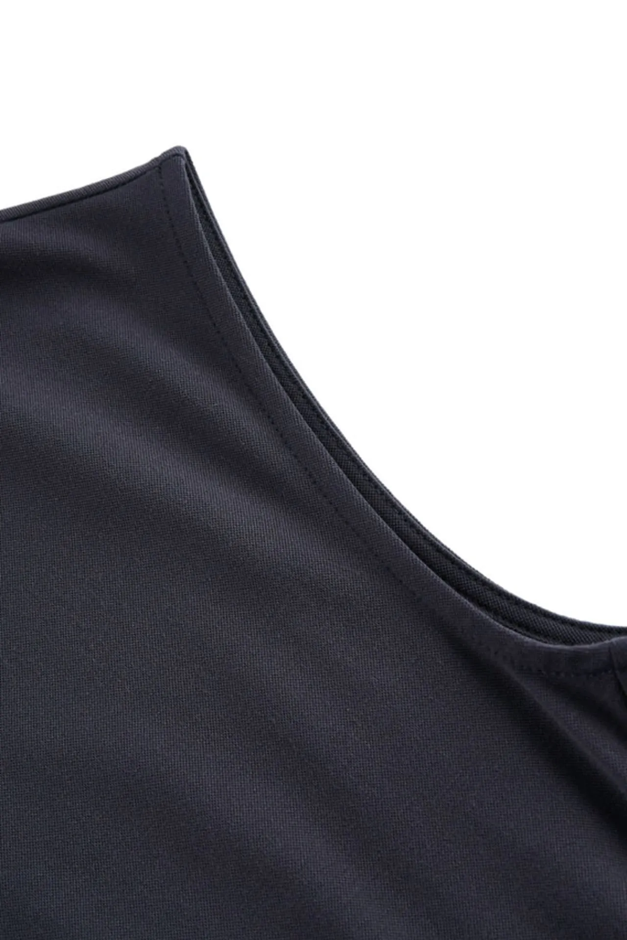 Mock Neck Cap Sleeve Top
