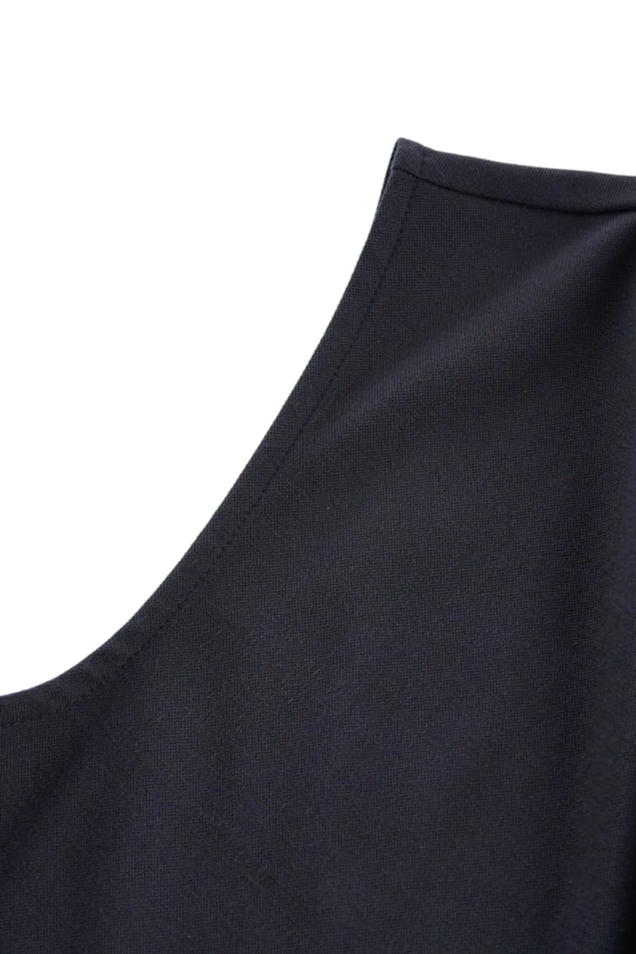 Mock Neck Cap Sleeve Top