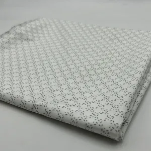 Moda Zen Chic Quilting Cotton, Grey on White Ticking (WQC2386)