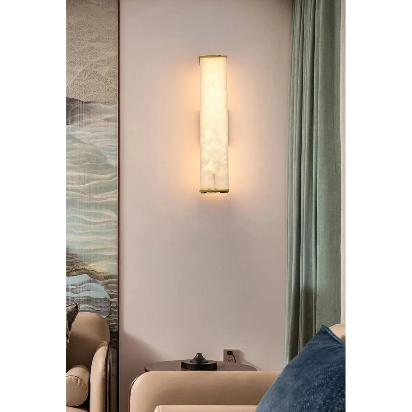 Modern Marble Wall Lamp in Fashionable Style, Living Room, Bedroom