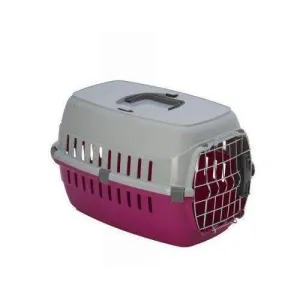 Moderna Road Runner Carrier 1 - With Spring Lock Door - Hot Pink