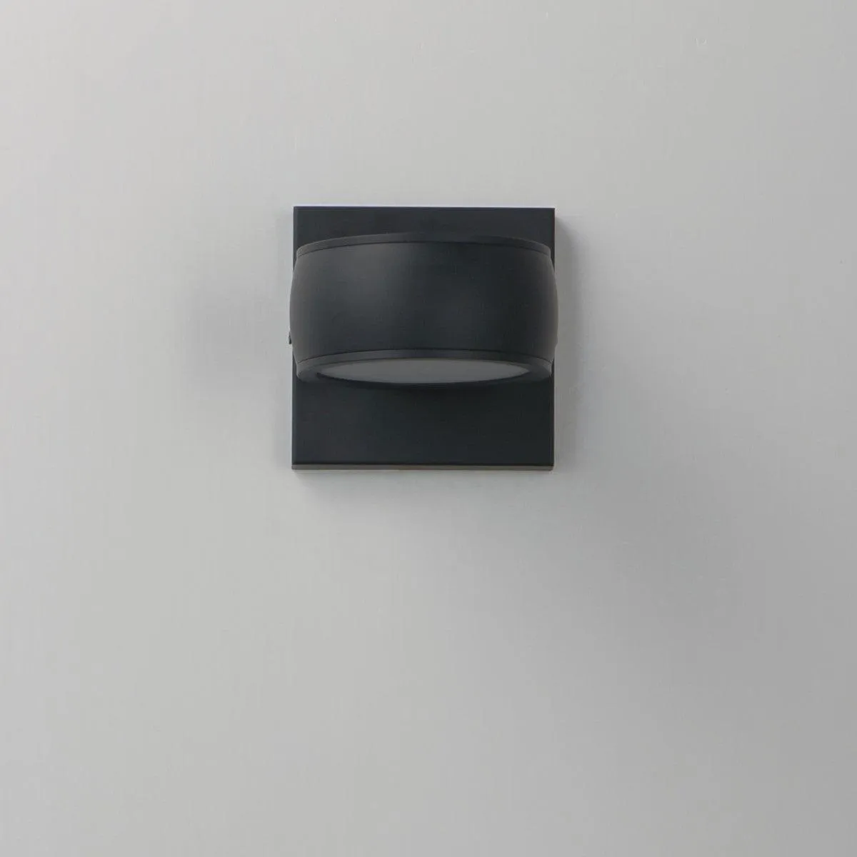 Modular 5 in. Circle LED Outdoor Wall Sconce 3000K Black Finish