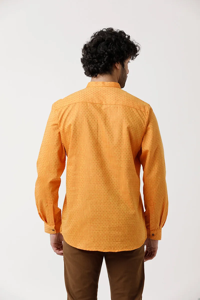 Moksha - Yellow Short Kurta for Men | Uathayam