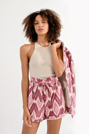 Molly Bracken Ribbed Tank Top in Beige