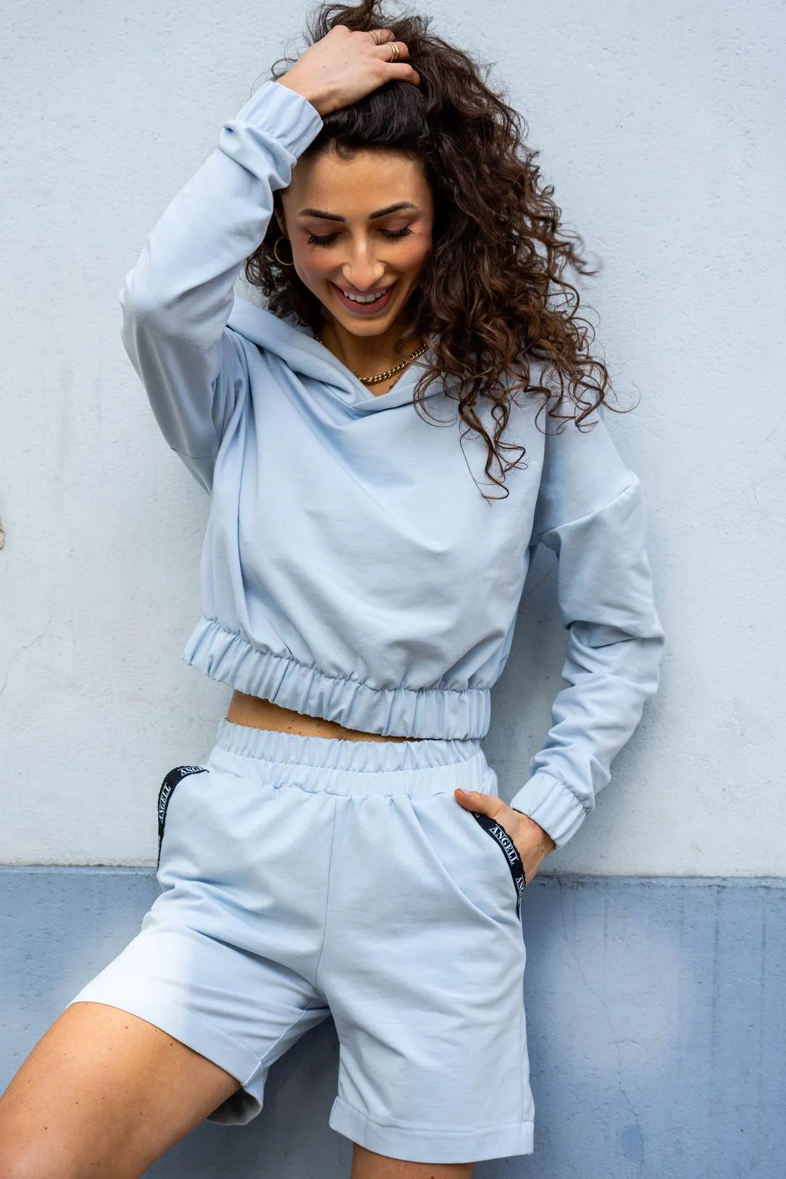 Mona Sweat Shorts Blue