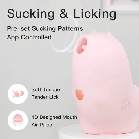 Monster Pub Magic Kiss Clit Suck-Licking Vibrator App-Controlled - Mr Devil