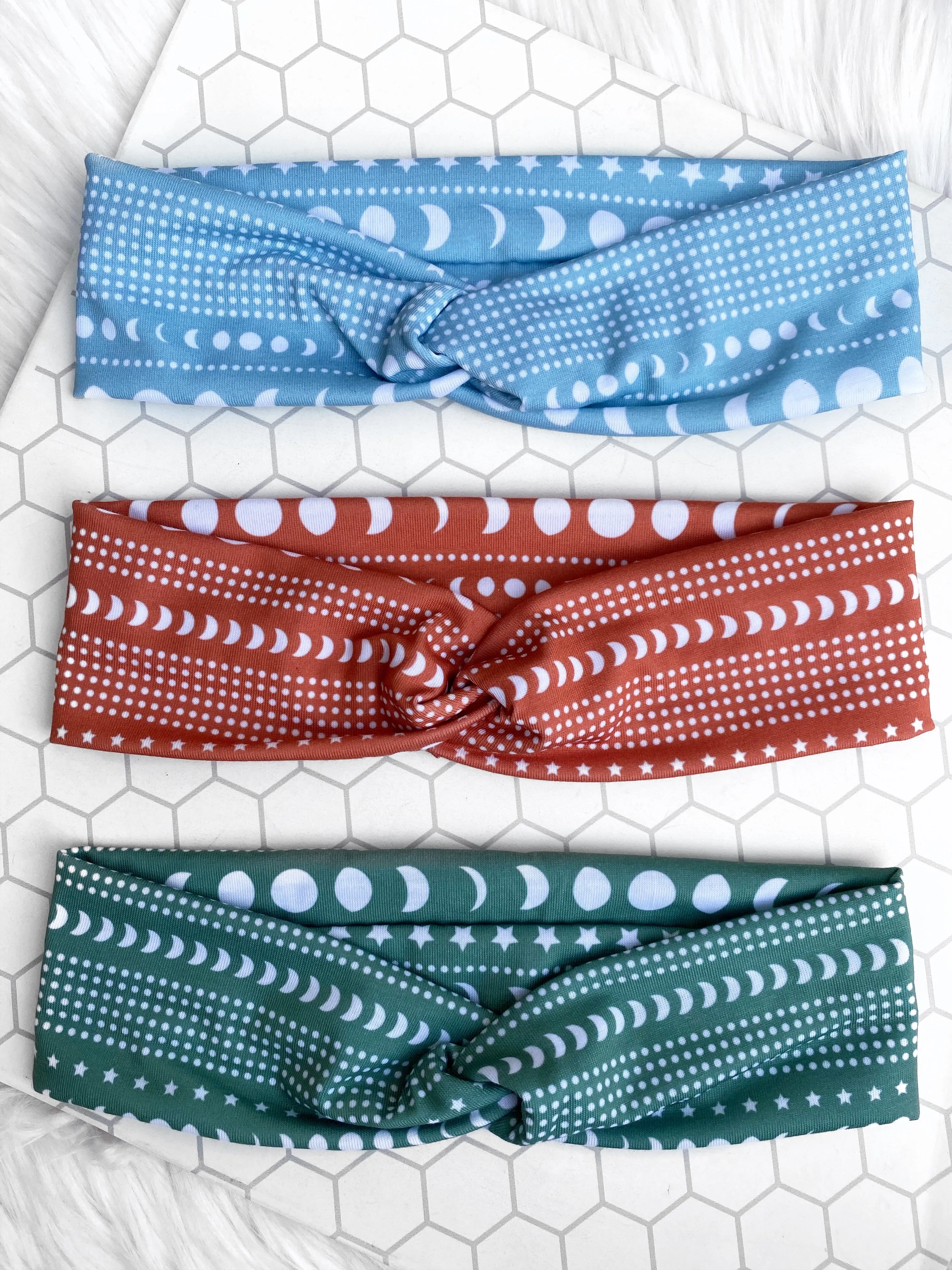 Moon Phase Knotties Headband