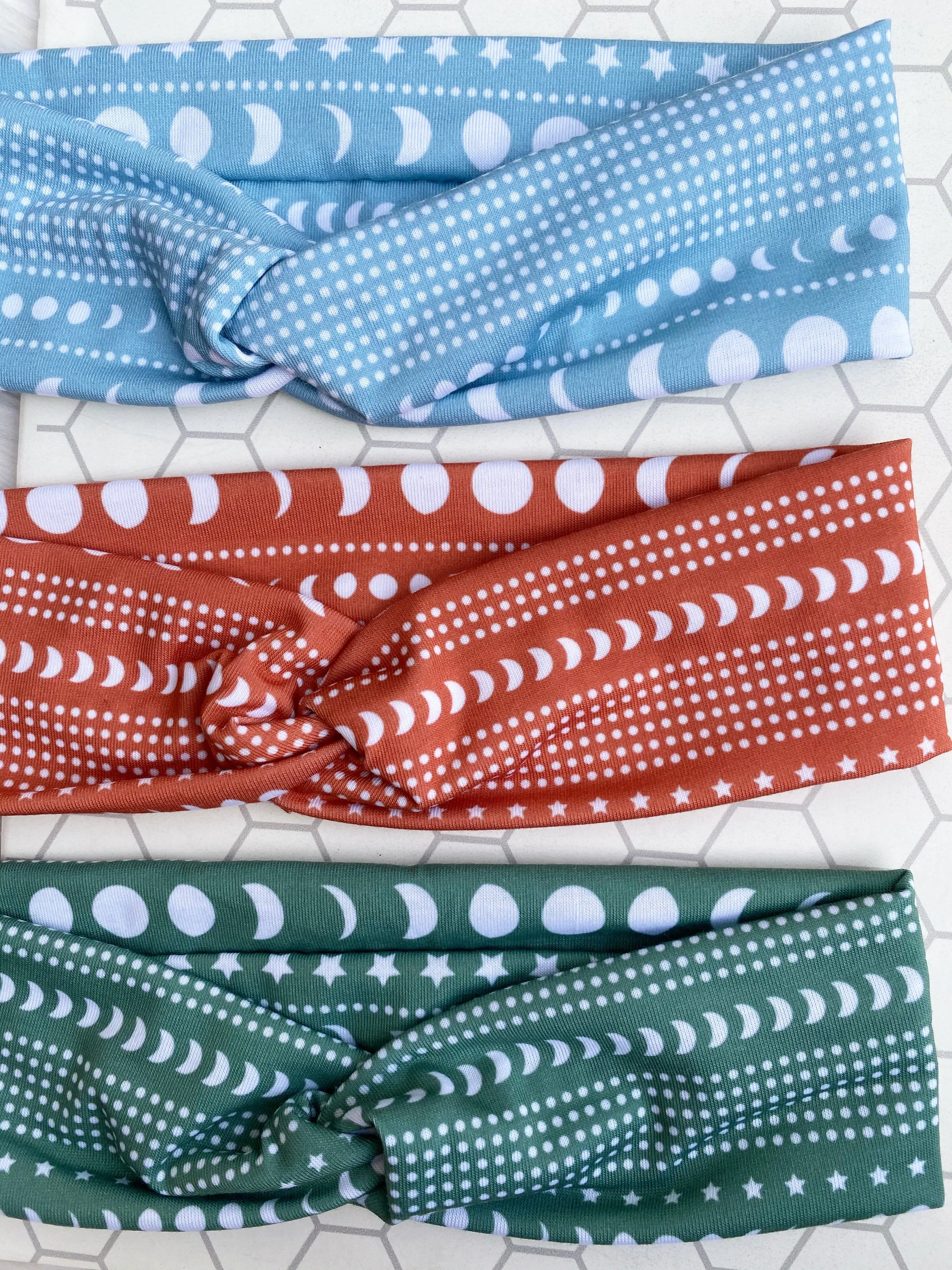 Moon Phase Knotties Headband