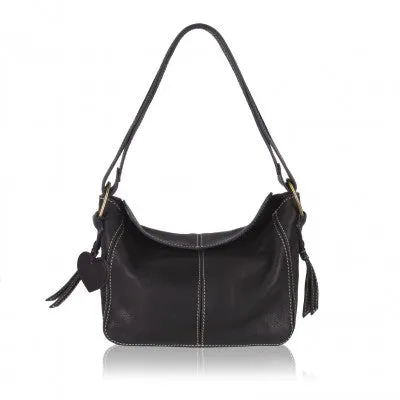 MORELLINO LEATHER SHOULDER BAG