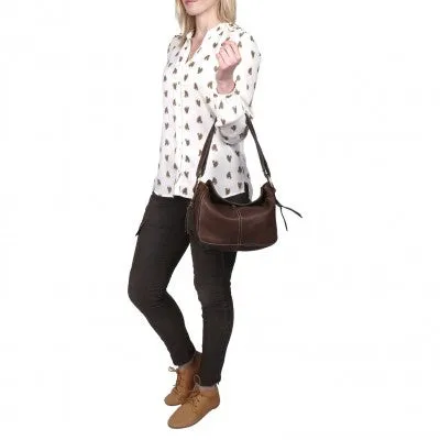 MORELLINO LEATHER SHOULDER BAG