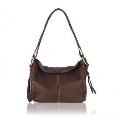 MORELLINO LEATHER SHOULDER BAG