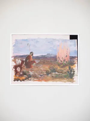 Moses and the Burning Bush Study by Harry Anderson
